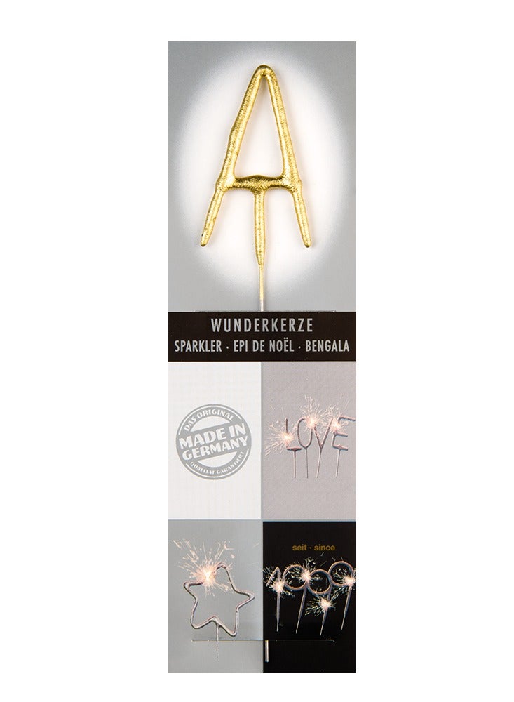 Wondercandle Gold Sparkler Candle A