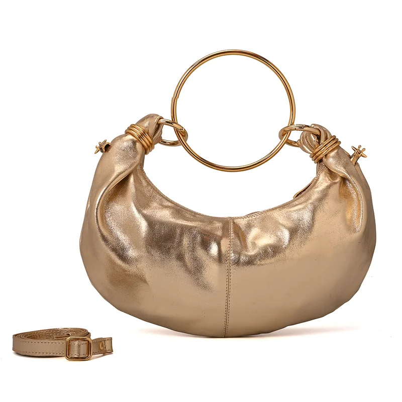 Carmen Steffens Golden Gold Bracelet Bag