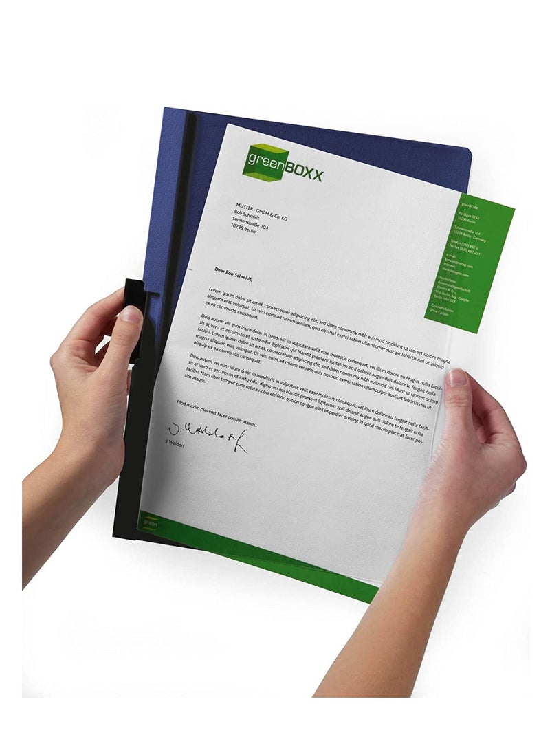 Durable 25-Piece Duraclip Clip Folder Green - Image 5