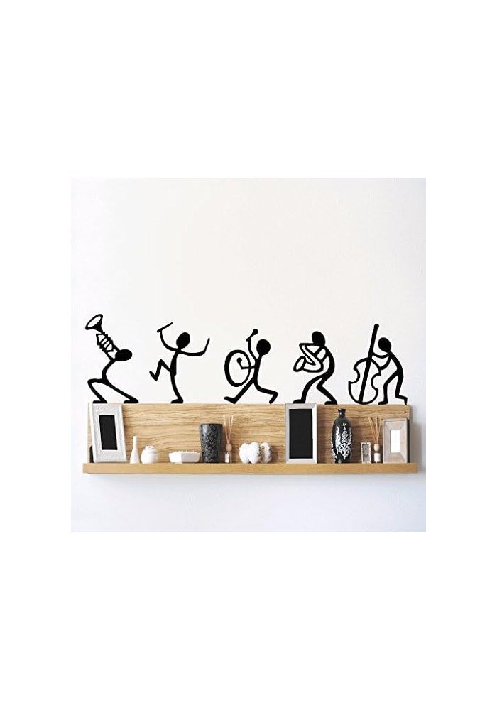 Asmi Collections Happy Band Wall Stickers - Image 1