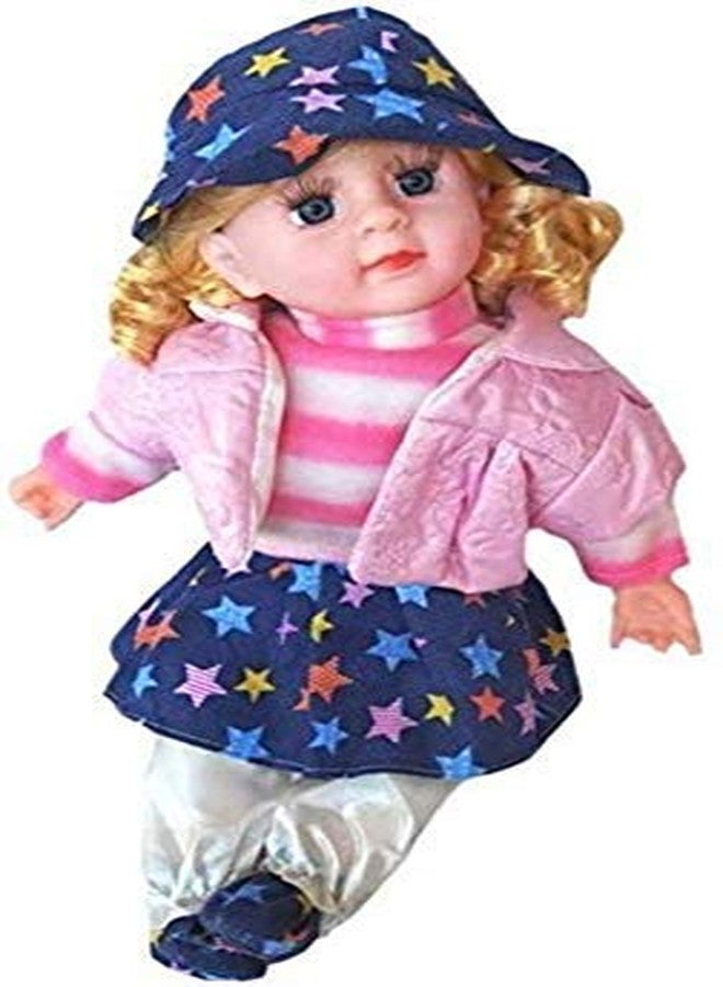 TECH LOGO ELECTRONICS Baby Poem Doll Musical Rhyming Babydoll,Big Stroller Dolls, Laughing,Singing Soft Push Stuffed Talking/Silicone Princess Kids 3+ Year - Image 3