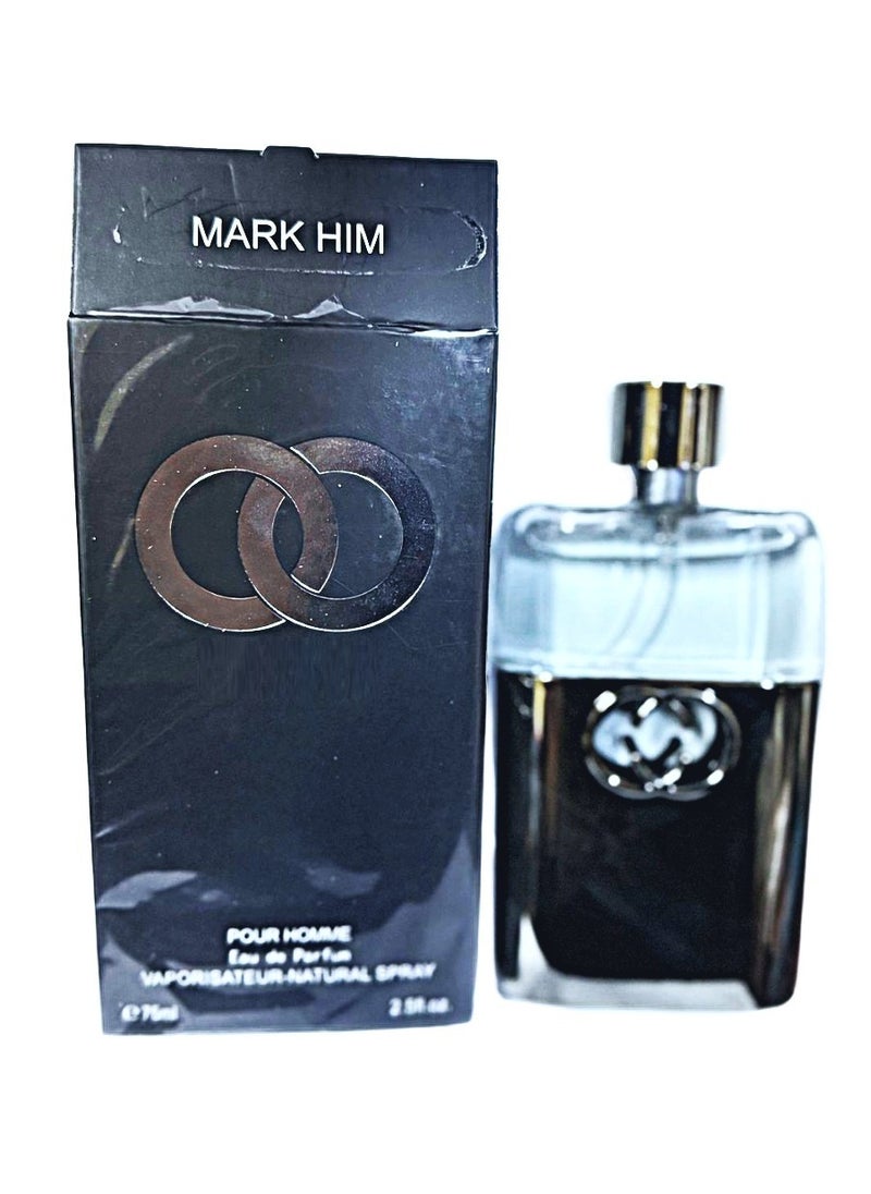 MARK HIM - Mark Him City Pour Homme Eau de Parfum – 75ml Natural Spray for Men - Image 1