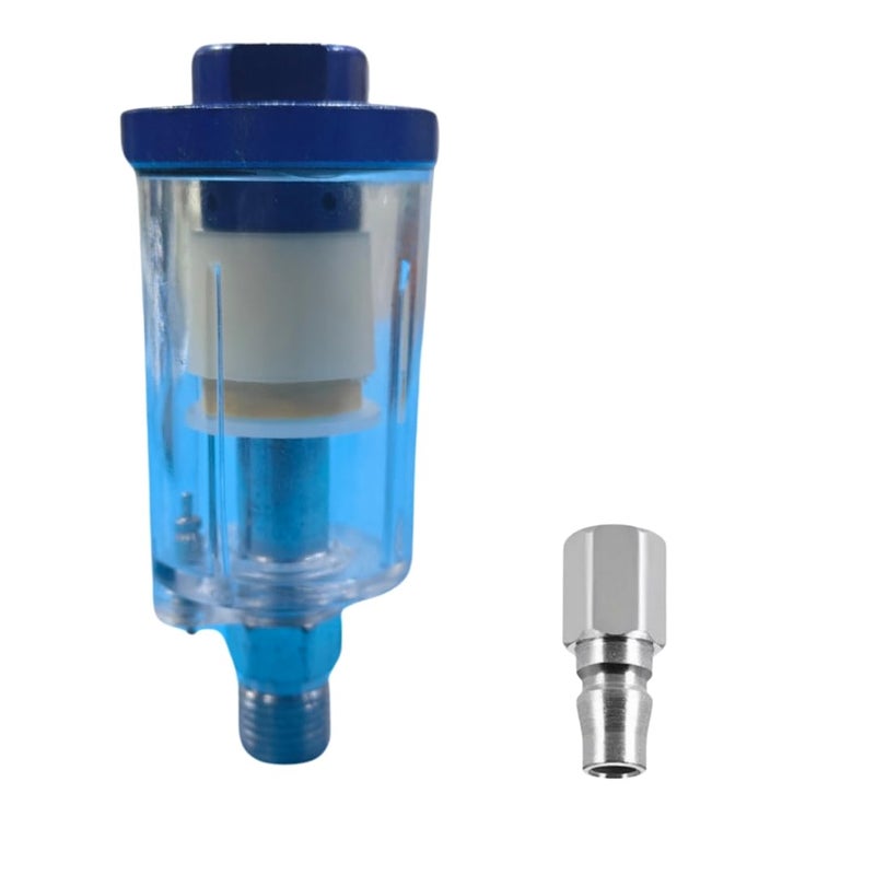 14 WaterOil Separator Air Filter Moisture Trap for Compressor and Spray Paint Gun Pressure Tools 1 - Image 1