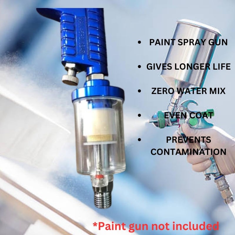 14 WaterOil Separator Air Filter Moisture Trap for Compressor and Spray Paint Gun Pressure Tools 1 - Image 5