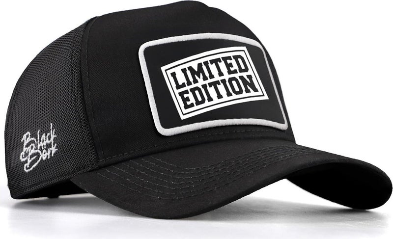 Black Börk V2 Trucker Limited Edition - Unisex Black Hat (Cap) with 2sb Code Logo  - Image 1