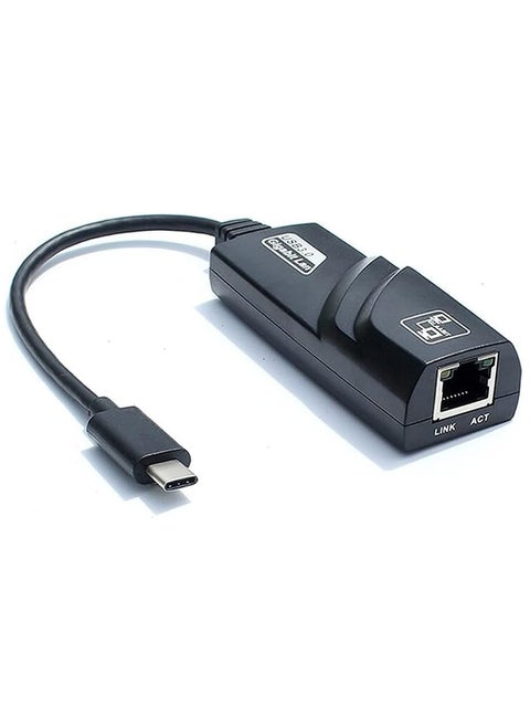 محول USB نوع سي 3.0 إلى ايثرنت ار جيه 45 جيجابت لان 10/100/1000 ميجابت لكل ثانية من تكنوتك، كروم