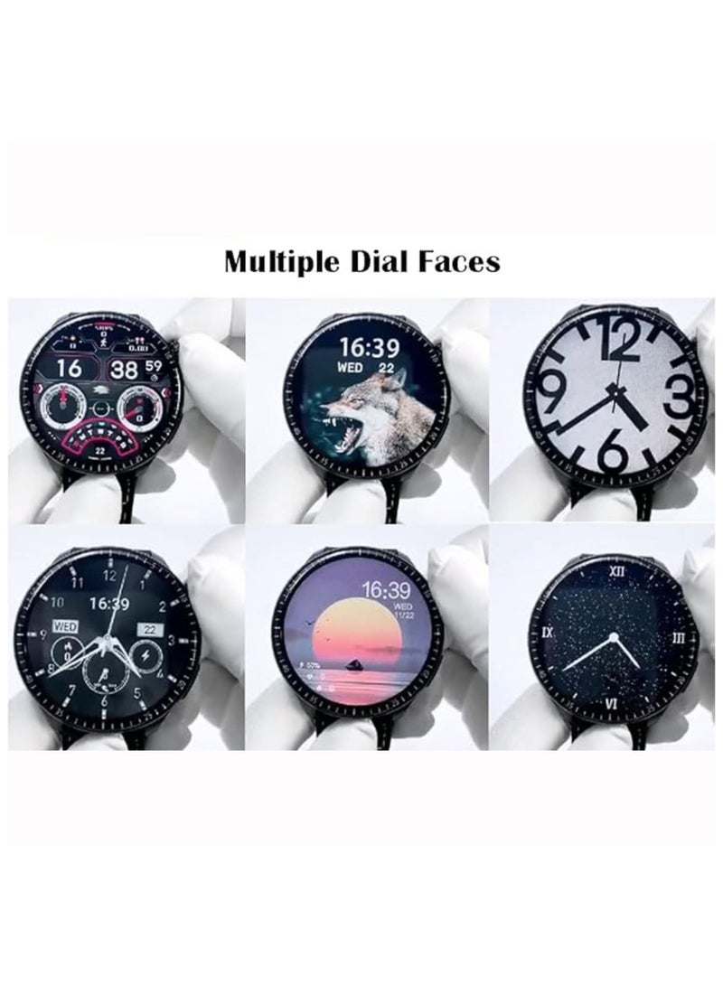 Haino Teko RW40 Smartwatch – 53mm Full Round Display, Wireless Charging, Sleek Black Design for Men & Boys – Fitness & Health Monitoring with Smart Features - Image 5