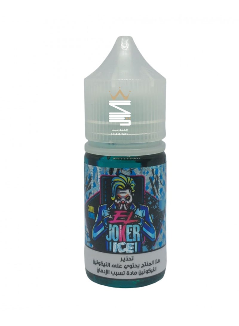 Mazaj EL Joker ICE Vape Juice Liquid Refill Nic Salt 30mg 30ml - Image 1