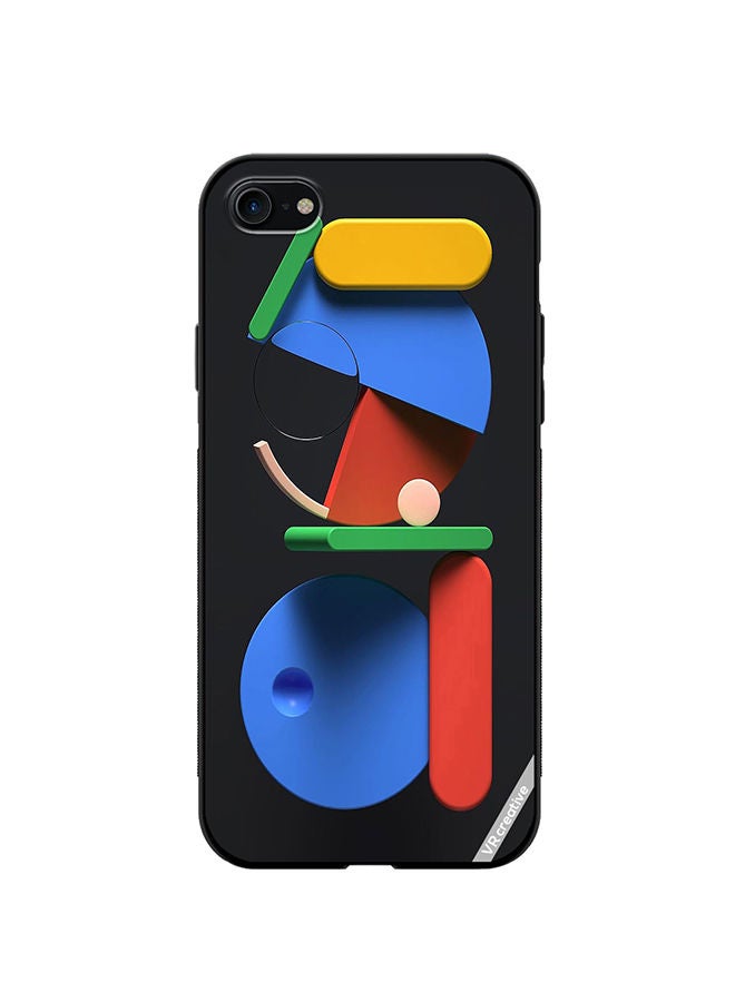 VR CREATIVE Protective Case Cover For Apple iPhone SE (2022) Art Of Life Abstract Design Multicolour - Image 1