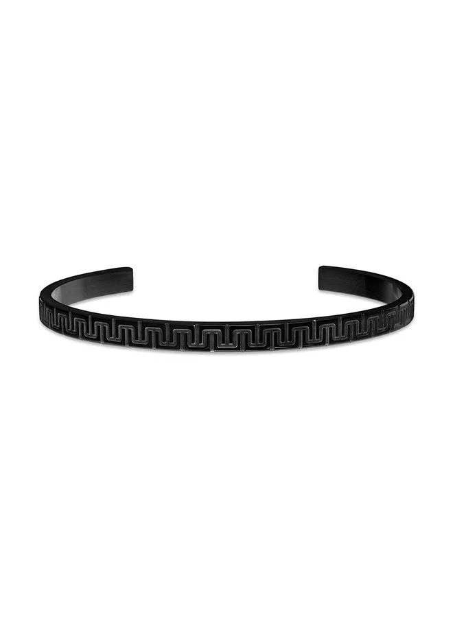 CERRUTI 1881 Black Stainless Steel Bracelets for Men