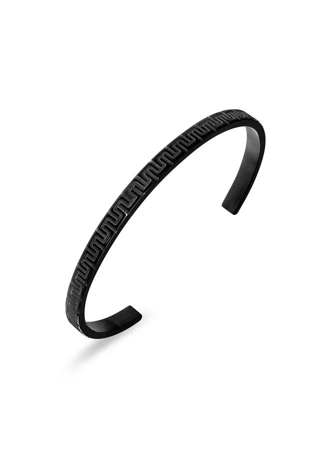 CERRUTI 1881 Black Stainless Steel Bracelets for Men