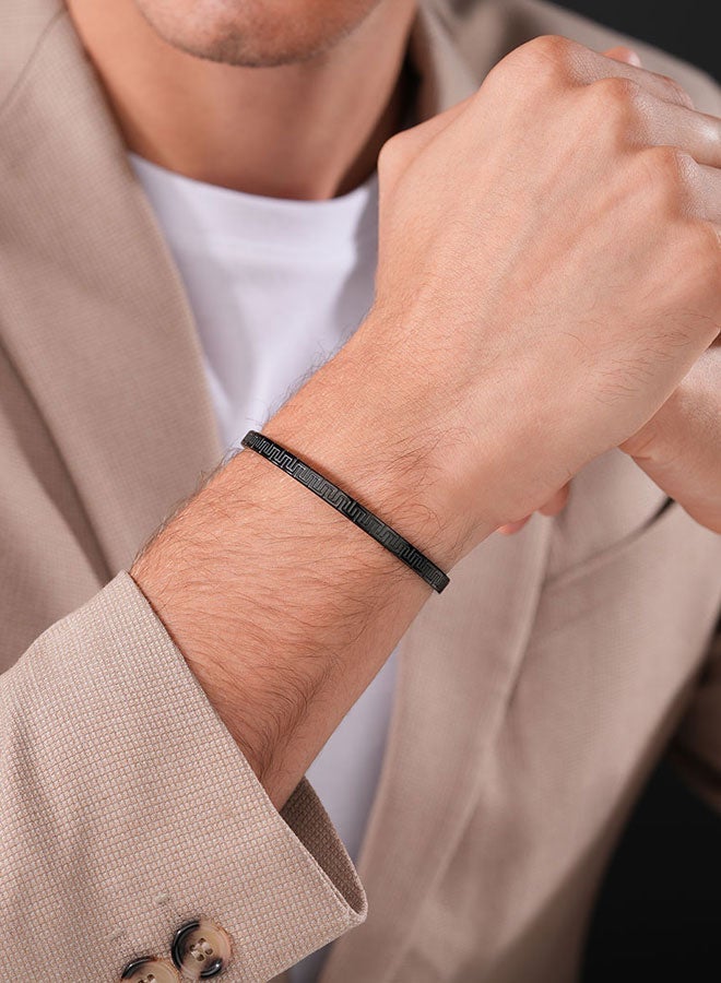 شيروتي 1881 أساور رجالية سوداء أنيقة ومتعددة الاستخدامات - Image 4
