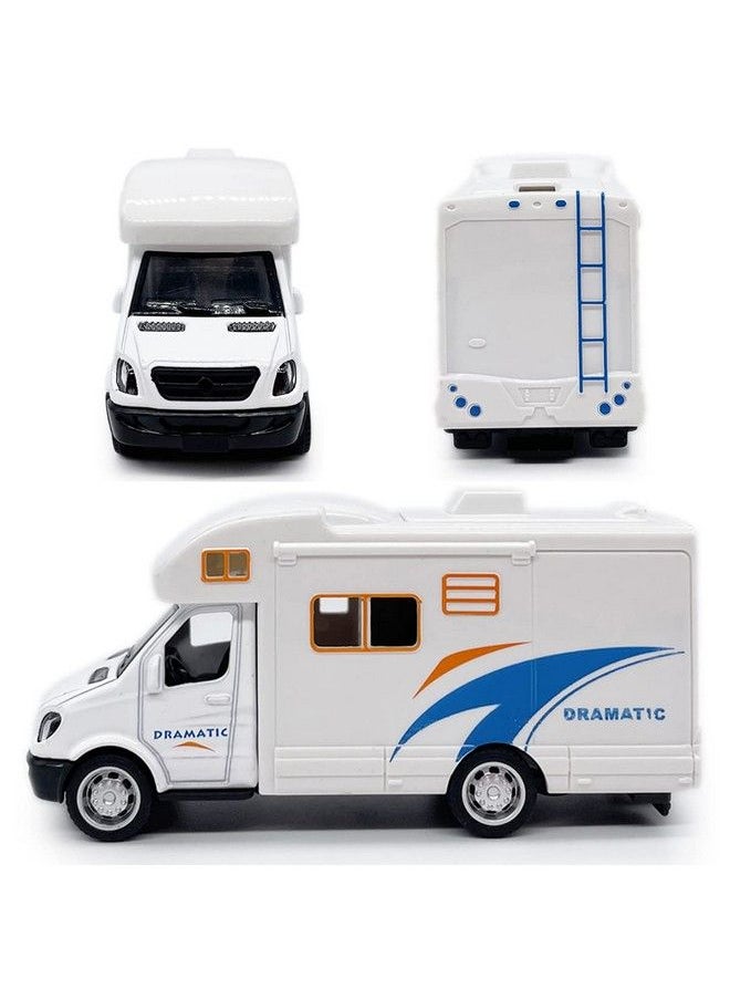 Generic - Mini Toy Camper Rv Motorhome Toys For Boys Pull Back Diecast Model Car Recreational Vehicle Adventure With Furniture Roof And Side Door Open Children’S Diecast Vehicles Age 4 5 6 Kids Birthday Gifts - Image 1
