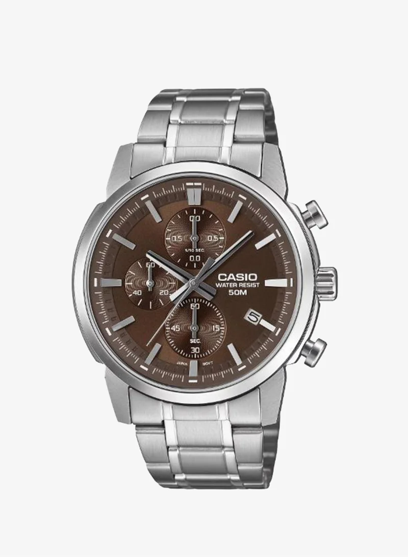 Men's Stainless Steel Chronograph  Watch MTP-E510D-5AVDF - 42 mm
