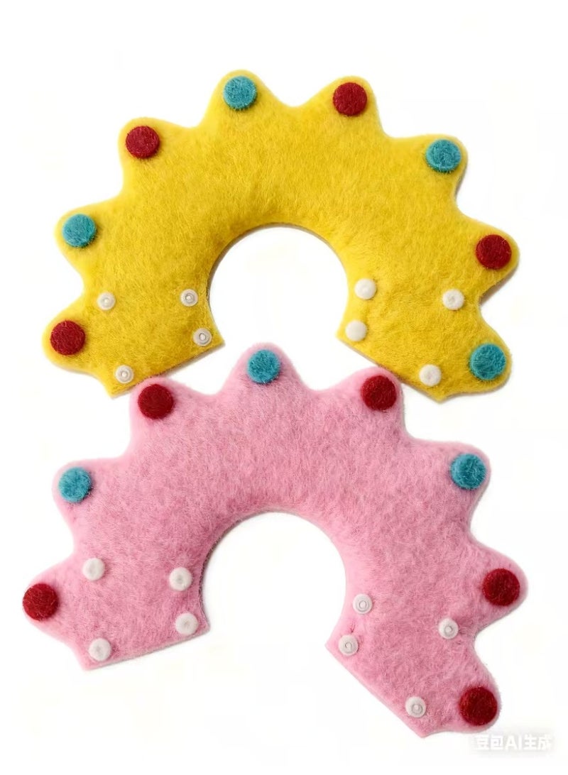 طوق استرداد القطط القابل للتعديل - مخروط إليزابيثي ناعم وخفيف الوزن للقطط من 3 إلى 5 كجم (6.6 إلى 11 رطلاً) - طوق إلكتروني واقٍ للحيوانات الأليفة لشفاء الجروح والجراحة والعناية والاستحمام - يمنع اللعق والعض والخدش - تصميم قابل للقطع - Image 1