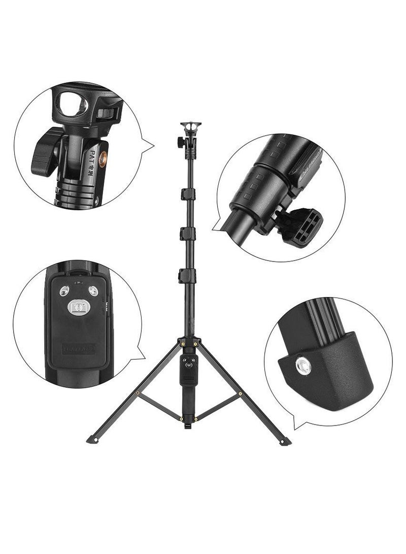 VCT-1388 Portable Selfie Stick Tripod Aluminum Alloy Max Load 0.5kg for IPhone 7 7plus Xiaomi Samsung Smartphones Action Cameras - Image 4