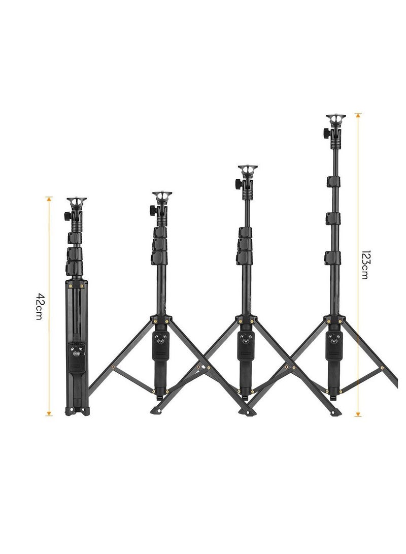 VCT-1388 Portable Selfie Stick Tripod Aluminum Alloy Max Load 0.5kg for IPhone 7 7plus Xiaomi Samsung Smartphones Action Cameras - Image 3