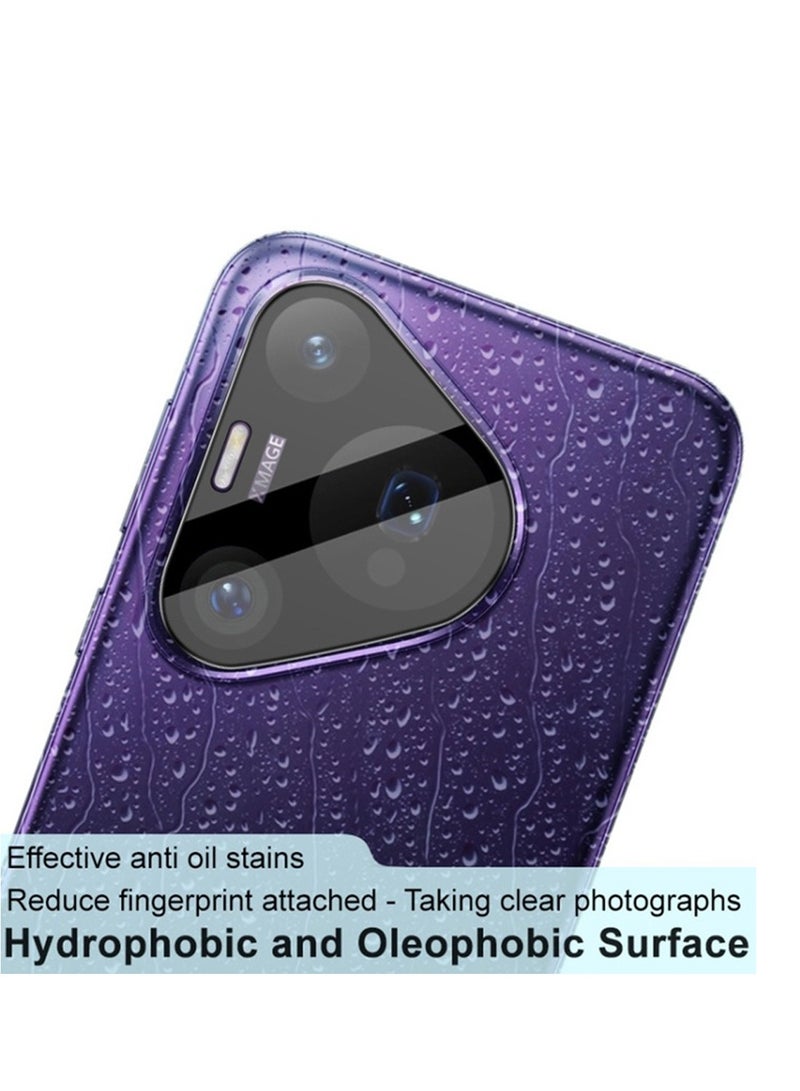 Wtech Premium Camera Lens Tempered Glass Protector Sheild For Huawei Pura 70 5G 2024 Clear/Black  - Image 4