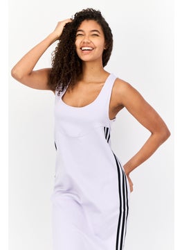 adidas Originals Women Sportswear Fit Sleeveless Outdoor Dress, Lilac  - Image 3
