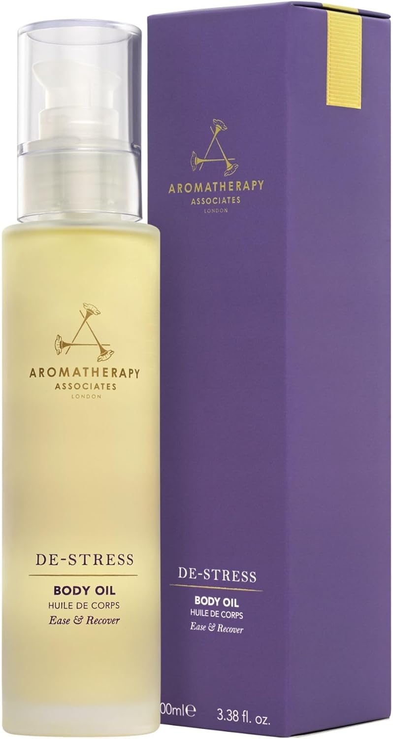 Aromatherapy Associates Destress Body Oil 100ml Destress Muscle After Gym Infused With Arnica Montana Flower Extract Rosemary And Exceptional Benefits Of Ginger Natural Ingredients