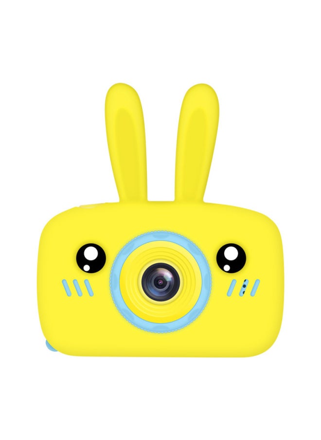 Generic X9 HD Digital Gift With Cartoon Protective Cover Mini Camera Manufacturers Children's Camera-Body Color:Ordinary Yellow Rabbit  - Image 1