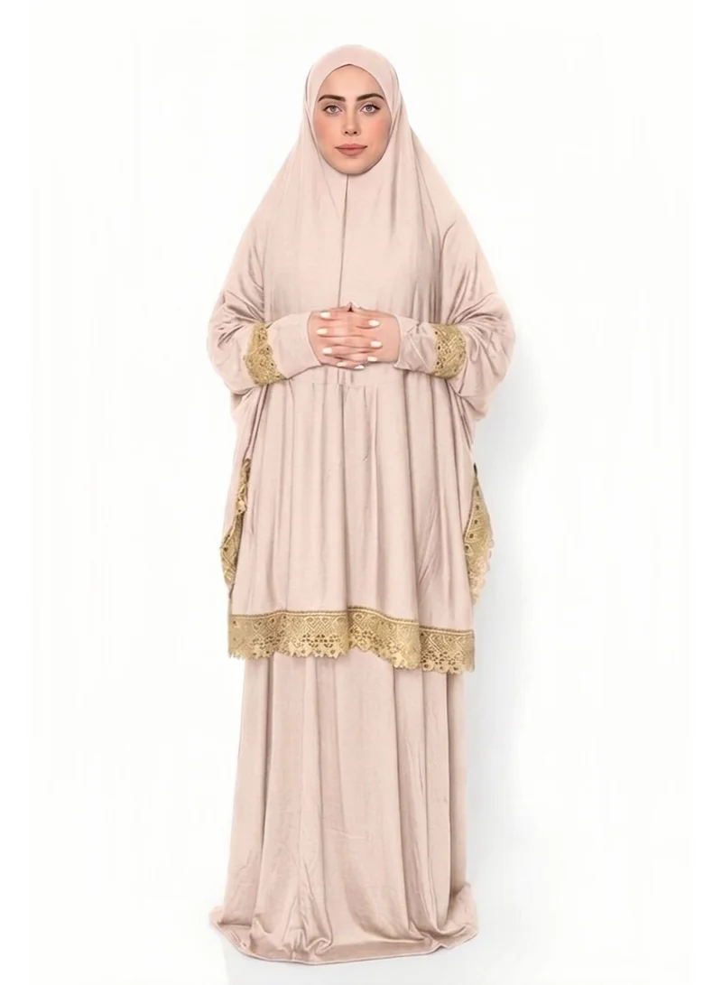Two Piece Islamic prayer dress for women -Prayer Clothes Abaya For women -Umrah essentials for women -Prayer dress women