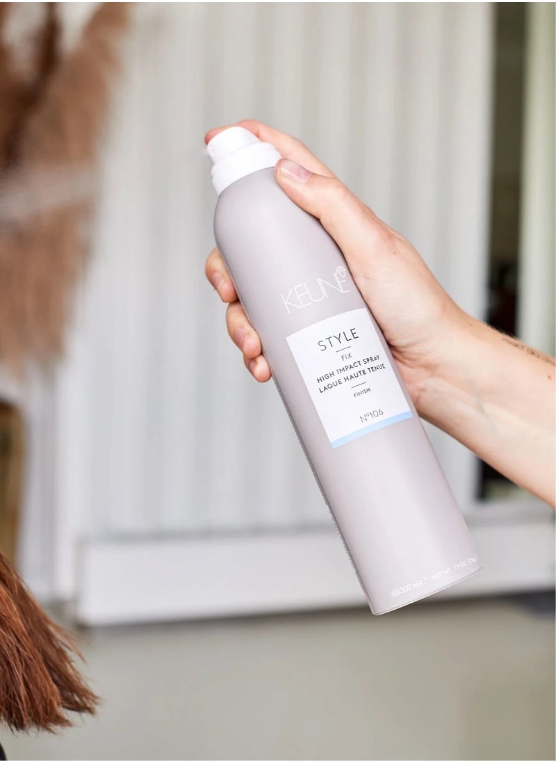 Keune - Keune Style Fix High Impact Spray N.106 - Strong Hold Hairspray 300 Ml - Image 1