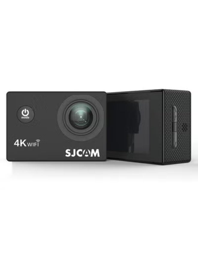 أس جي كام SJCAM كاميرا SJ4000 Air 4K Wi-Fi Action الأصلية بدقة 16 ميجابكسل مضادة للماء وكاميرا فيديو DV بزاوية واسعة 170 درجة LCD - أسود - Image 1