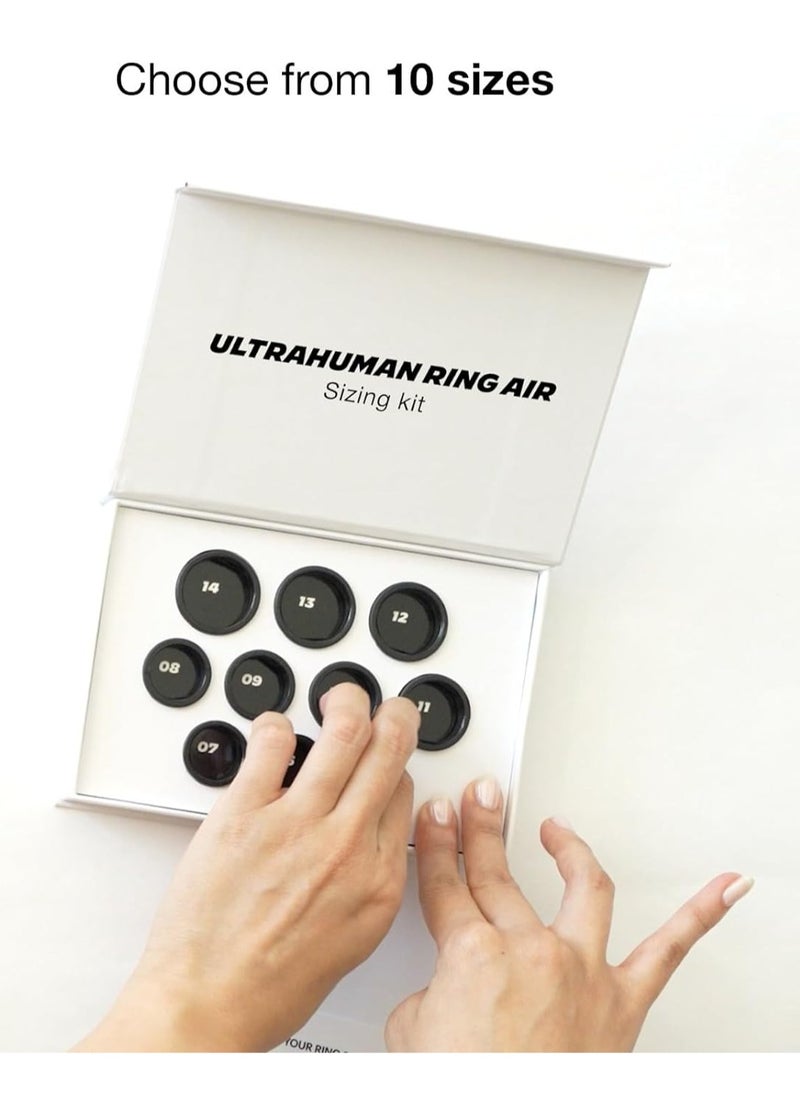 ULTRAHUMAN - ULTRAHUMAN Ring Sizing Kit | Choose from Sizes 5-14 | Sizing Guide for Your Smart Wearable Ring - Image 1