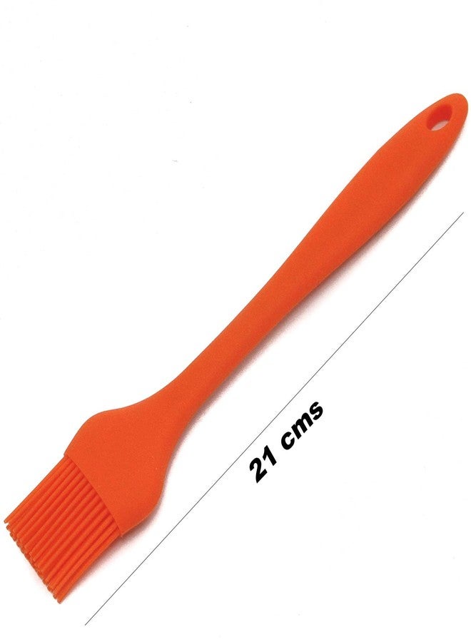 Jamboree!!! Jamboree Cake Baking Brush Barbecue Brush Bread Oil Cream Cooking Basting Brush Silicone Silicone Flat Pastry Brush (Pack of 1) - Image 3