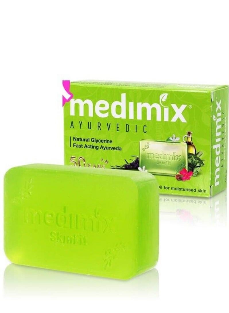 ميديميكس صابون حمام الايورفيدا بالجلسرين الطبيعي 125 جم 5 قطع - Image 2