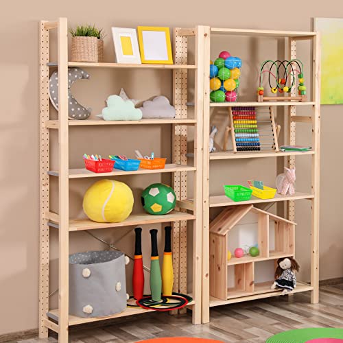 IKAYAS 30 Pack Colorful Small Plastic Classroom Storage Baskets, 6.1"L x 4.7"W x 2.4"H, Desk Organizer, Home, Office - Image 4