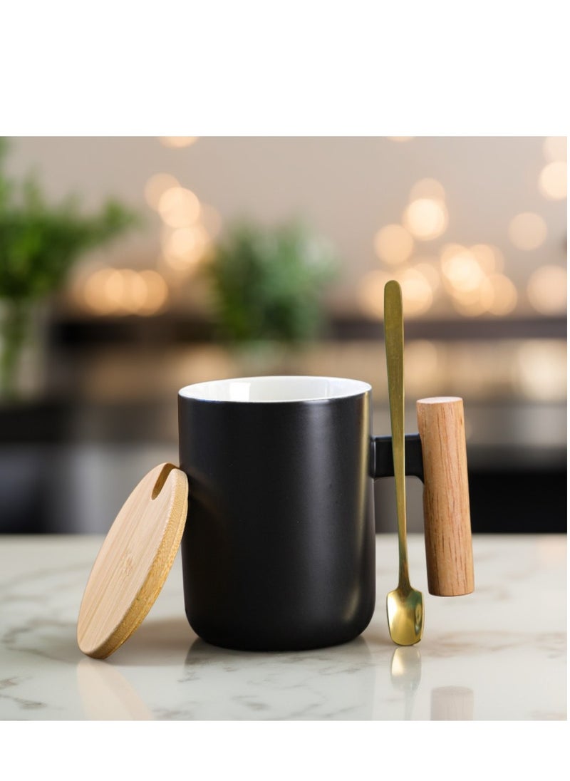 Ceramic coffee mug with wooden lid, gift mug Black - pzsku/Z0717B50AF784635B5E34Z/45/_/1724312373/c84f0479-0f7e-4291-816a-4cd50f1c1447