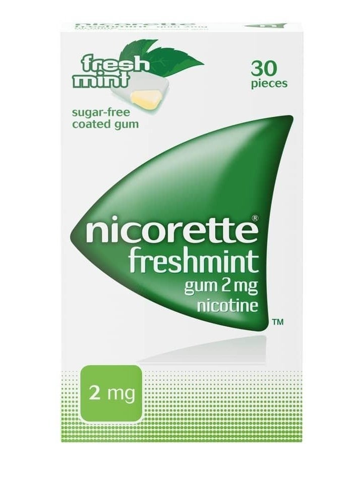 nicorette Freshmint Gum 2mg (30 pieces) - Image 3