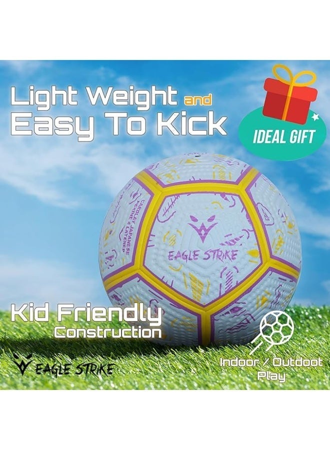 Eagle Strike Professional Match Soccer Ball – Size 5 PU Football, Official Weight 420-440g for Competitive Play - Image 4