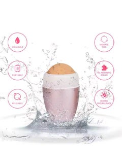 PRIME Oil- Absorbing Volcanic Face Roller Reusable Oily Skin Control Roller Excess Shine Rolling Remover Reusable Facial Skincare Tool  - Image 5