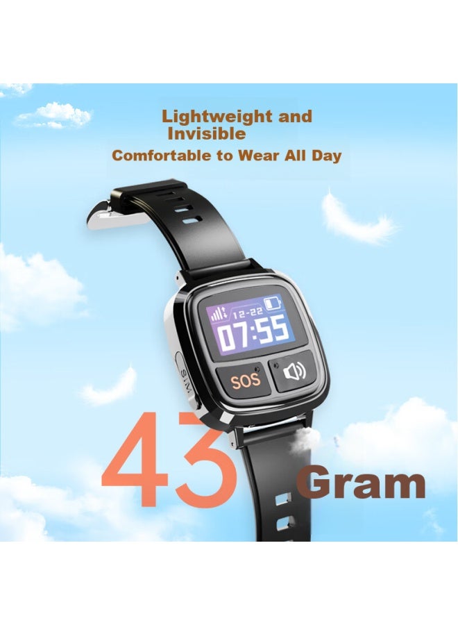 Love Care Aiqiangua M1pro Guardian Edition Elderly Positioning Bracelet, Beidou Gps Positioning, Anti-loss, Anti-wandering, One-key Call Watch - Image 2