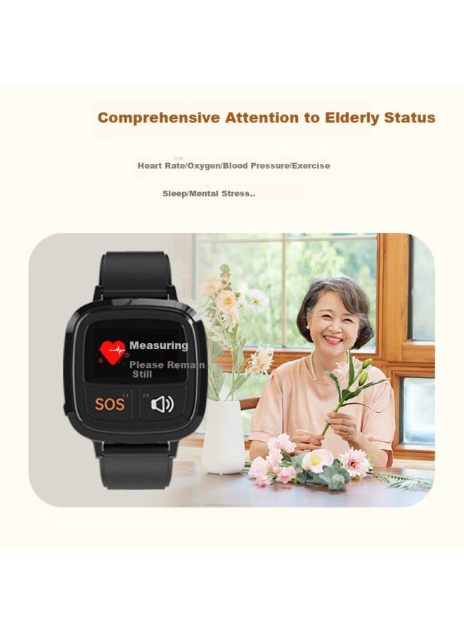 Love Care Aiqiangua M1pro Guardian Edition Elderly Positioning Bracelet, Beidou Gps Positioning, Anti-loss, Anti-wandering, One-key Call Watch - Image 3