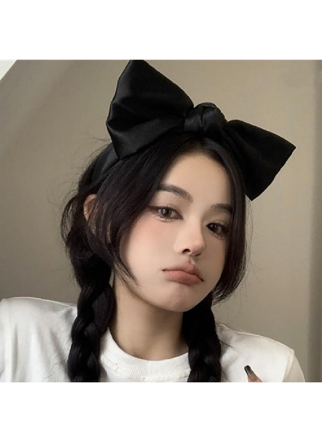 Black Bow Headbands For Women French Big Black Hair Bows Hair Band Accessories Hair Decorations For Hair Styling 1Pcs - pzsku/Z0717F728F8C0F5C93F02Z/45/_/1718616500/b33eca0a-b63c-4145-bab8-0e1b1560f0cb