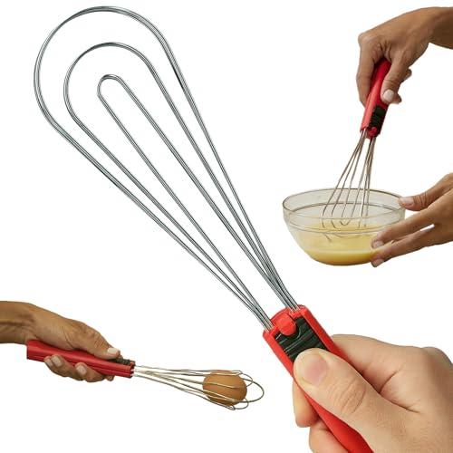 Cooks Innovations Tongs for Cooking Multipurpose 6-in-1, Kitchen Utensils, Whisks for Cooking, Egg Beater Mixer, Salad Tongs for Serving Grill Bbq Steel - Image 1