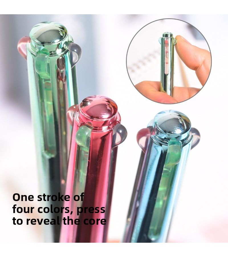 3 Pcs Refillable Gradient Pens 0.5mm Quick Dry Smooth Multi Color Note Taking - Image 4