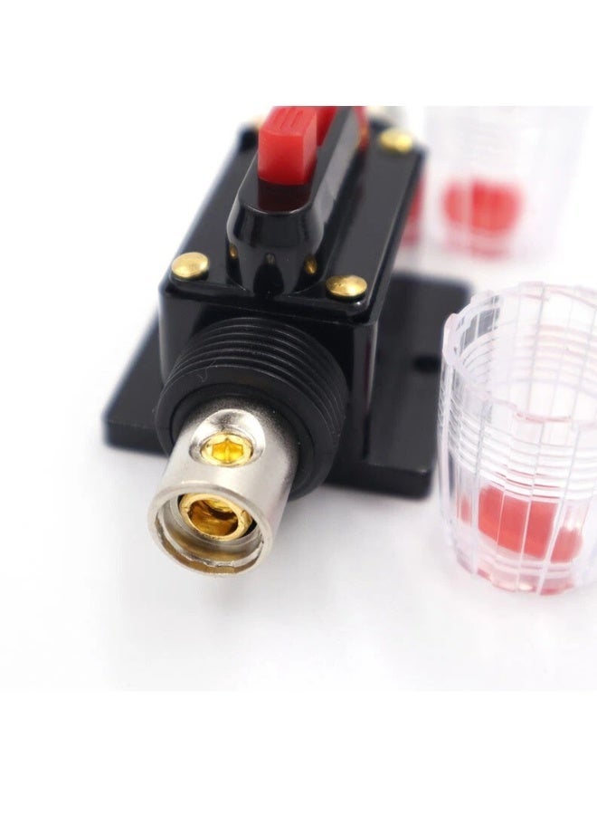 قاطع دائرة صوت ستيريو السيارة 12/24 فولت، فيوز مدمج، سلك قياس 4/8، 60 أمبير - Image 2