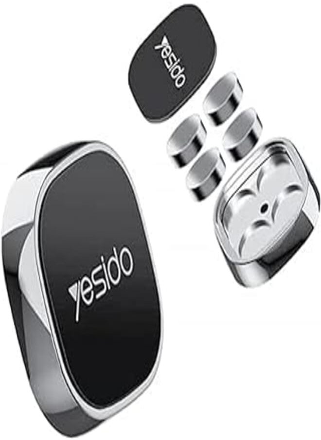 Yesido Super MiniMagnet Mount Hazardous Magnetic Phone Holder (Black) 