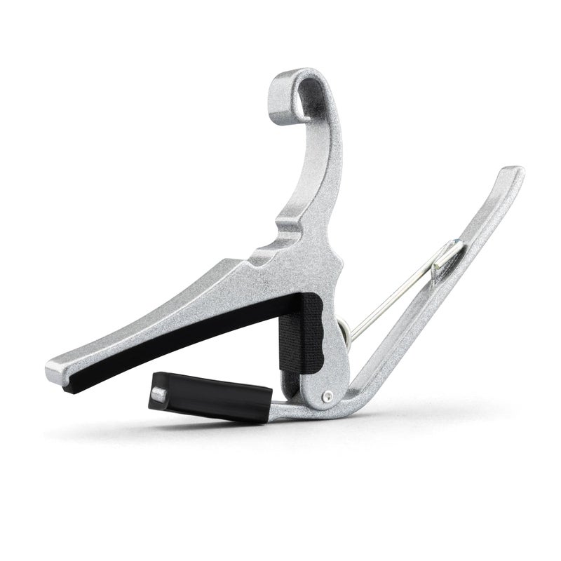 Kyser Quick-Change Guitar Capo for 6-string acoustic guitars, Silver, KG6SA - Image 2