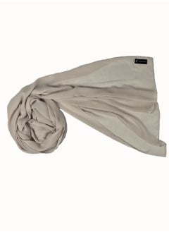 Perfectory PERFECTORY Women Lightweight Solid Chiffon Hijab Shawl Soft Premium Abaya Shawl Wrap Scarves, Long Bridal Hijab Scarf- Agate Grey  - Image 1