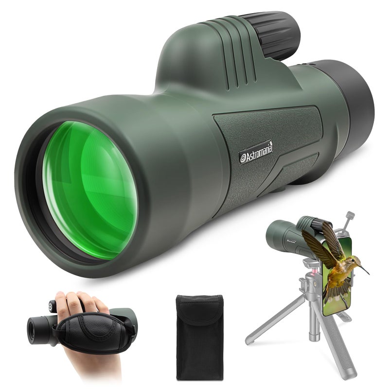 Astromania 10X50 BAK4 High Power Prism Monoculars Waterproof Compact Handheld Monoscope for Bird Watching Sporting Events Traveling Gifts for Men - Image 2