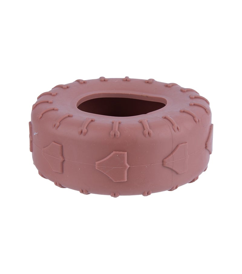 Daiso Pet Tire Shape Dental Chew Toys for Dogs and CatsPet Tire Shape Dental Chew Toys for Dogs & Cats – Durable Rubber Teeth Cleaning Chew Toy – Interactive Bite Resistant Pet Toy for Training - Image 4