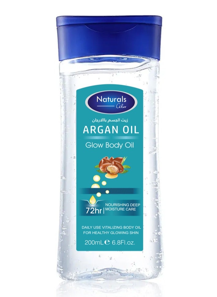 NATURALS ARGAN OIL Glow Body Oil 200 mil - Image 1