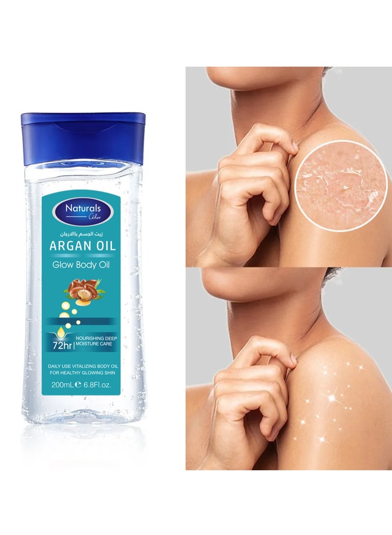 NATURALS ARGAN OIL Glow Body Oil 200 mil - Image 4