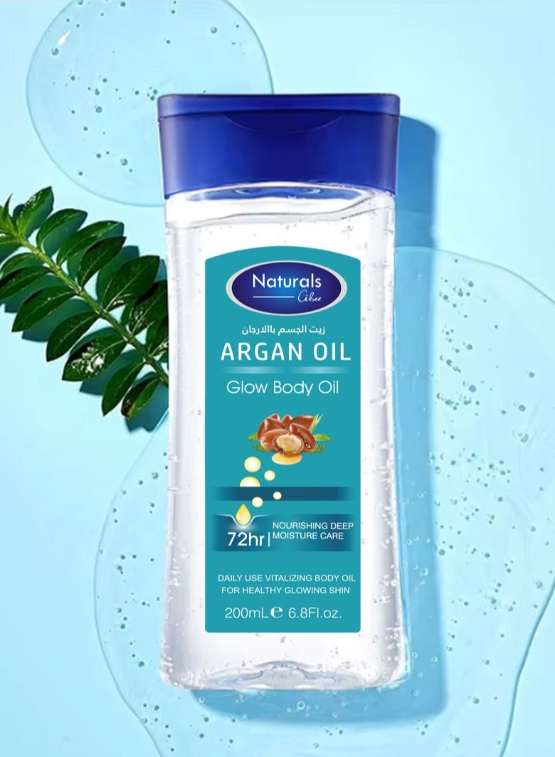 NATURALS ARGAN OIL Glow Body Oil 200 mil - Image 2
